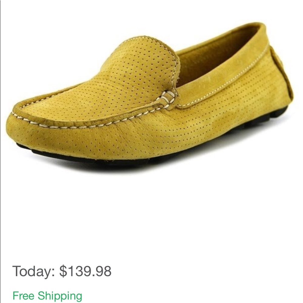 Mercanti Fiorentini 3602 Men Moc Toe Suede Yellow